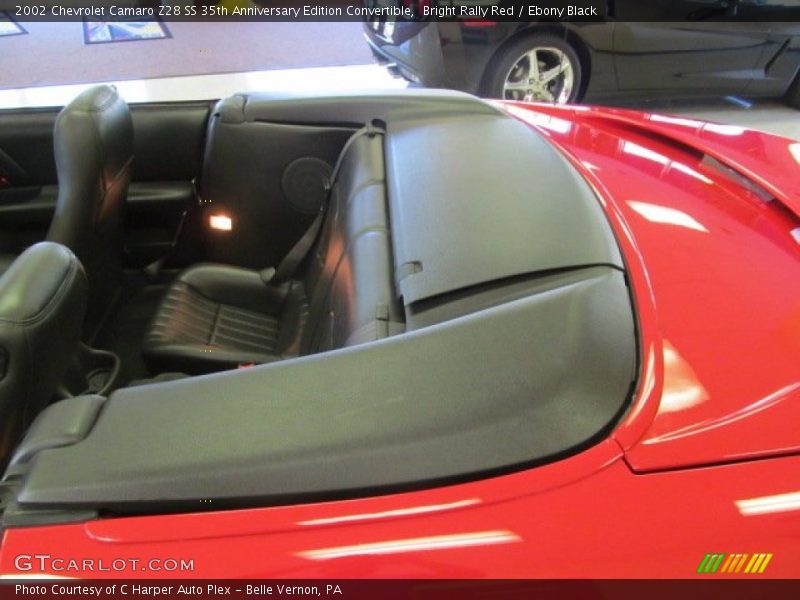 Bright Rally Red / Ebony Black 2002 Chevrolet Camaro Z28 SS 35th Anniversary Edition Convertible