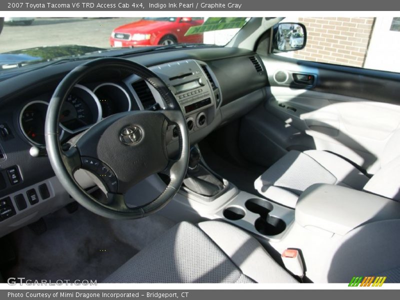 Indigo Ink Pearl / Graphite Gray 2007 Toyota Tacoma V6 TRD Access Cab 4x4