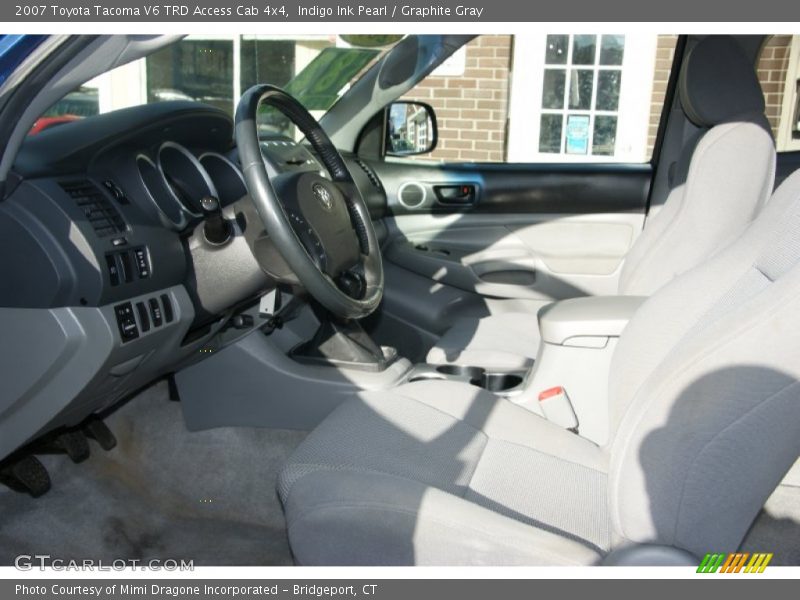 Indigo Ink Pearl / Graphite Gray 2007 Toyota Tacoma V6 TRD Access Cab 4x4