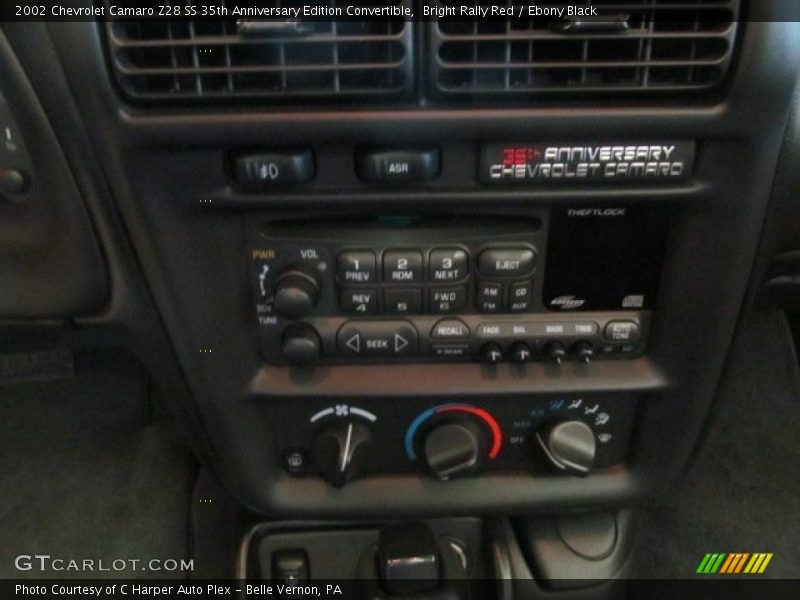 Bright Rally Red / Ebony Black 2002 Chevrolet Camaro Z28 SS 35th Anniversary Edition Convertible