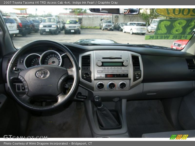 Indigo Ink Pearl / Graphite Gray 2007 Toyota Tacoma V6 TRD Access Cab 4x4