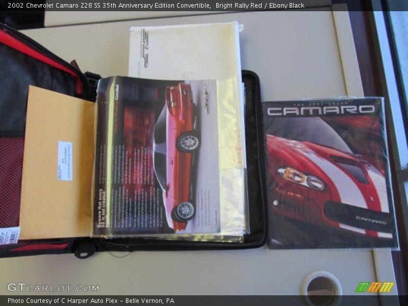 Books/Manuals of 2002 Camaro Z28 SS 35th Anniversary Edition Convertible