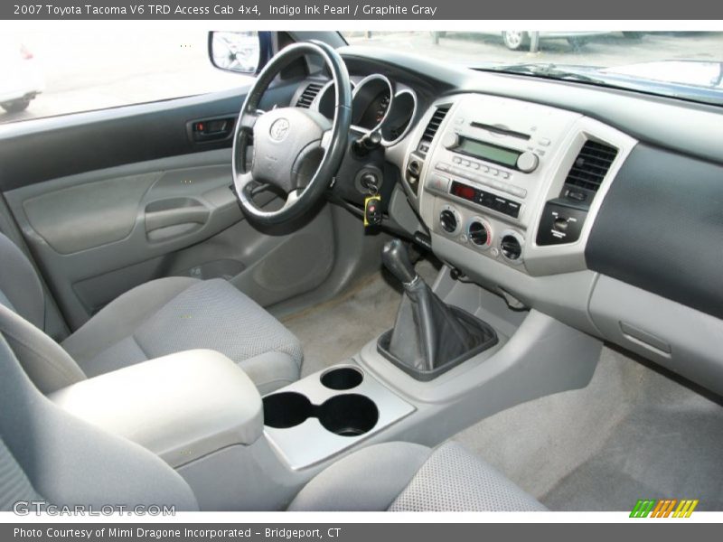 Indigo Ink Pearl / Graphite Gray 2007 Toyota Tacoma V6 TRD Access Cab 4x4