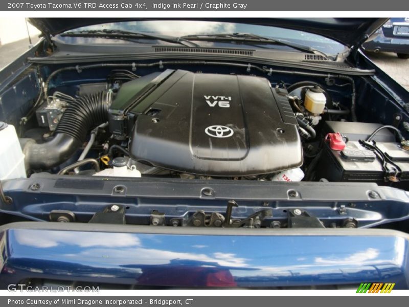 Indigo Ink Pearl / Graphite Gray 2007 Toyota Tacoma V6 TRD Access Cab 4x4