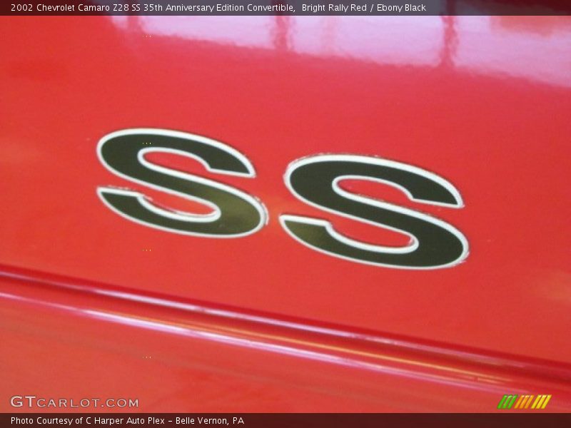  2002 Camaro Z28 SS 35th Anniversary Edition Convertible Logo