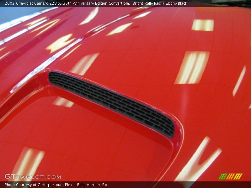 Bright Rally Red / Ebony Black 2002 Chevrolet Camaro Z28 SS 35th Anniversary Edition Convertible