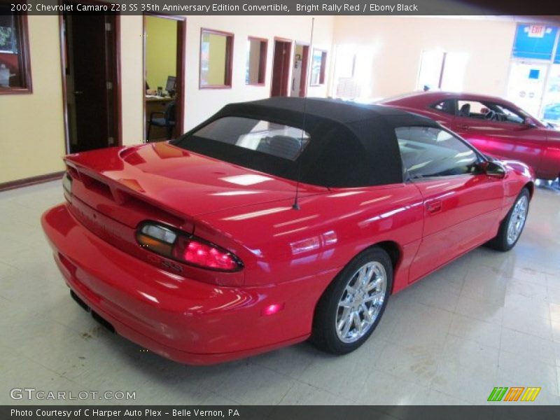Bright Rally Red / Ebony Black 2002 Chevrolet Camaro Z28 SS 35th Anniversary Edition Convertible