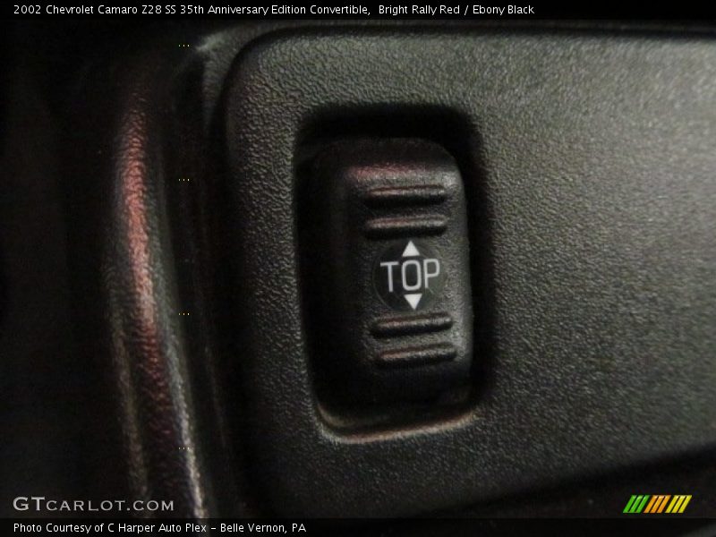 Bright Rally Red / Ebony Black 2002 Chevrolet Camaro Z28 SS 35th Anniversary Edition Convertible