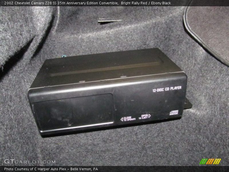 Audio System of 2002 Camaro Z28 SS 35th Anniversary Edition Convertible
