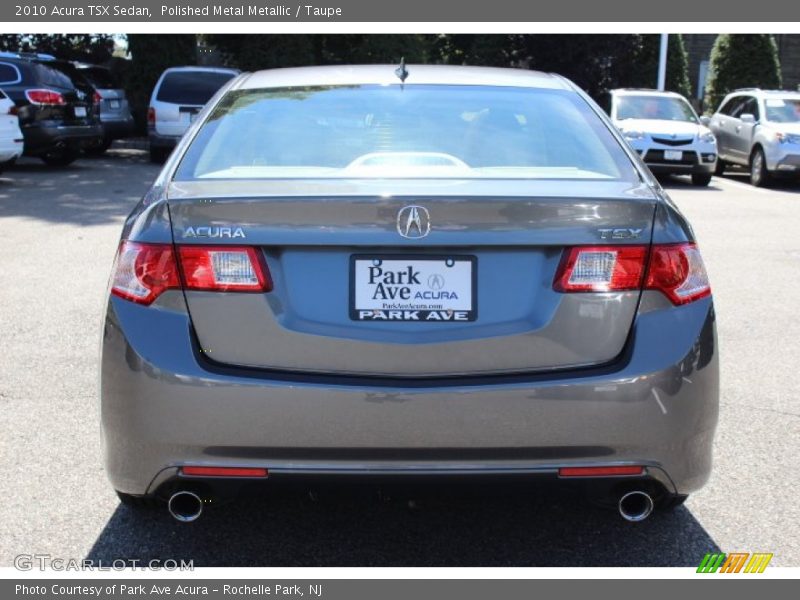 Polished Metal Metallic / Taupe 2010 Acura TSX Sedan