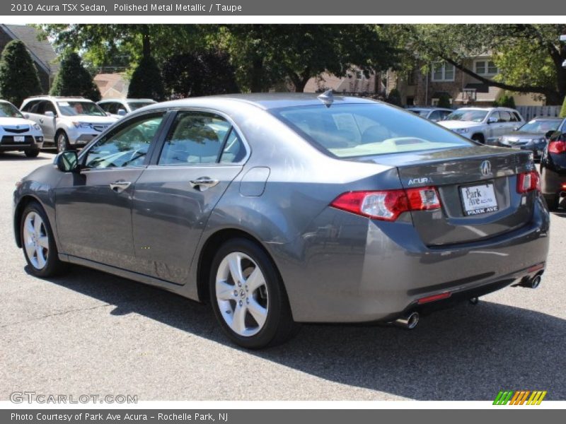 Polished Metal Metallic / Taupe 2010 Acura TSX Sedan