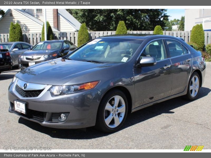 Polished Metal Metallic / Taupe 2010 Acura TSX Sedan