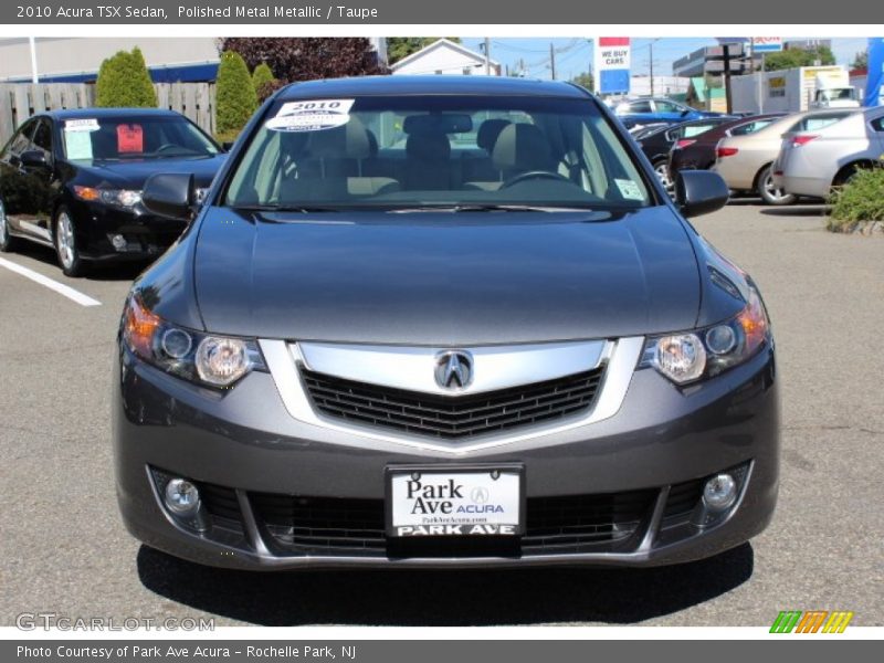 Polished Metal Metallic / Taupe 2010 Acura TSX Sedan