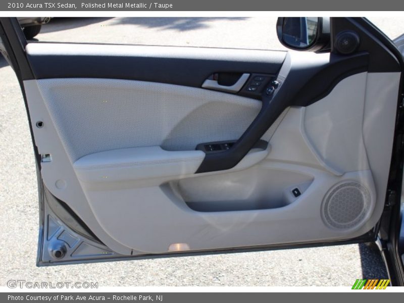 Polished Metal Metallic / Taupe 2010 Acura TSX Sedan