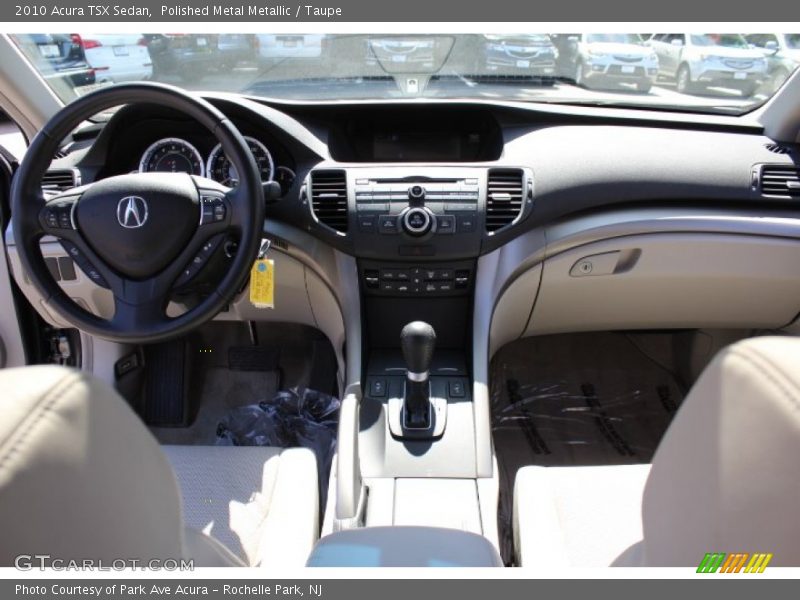 Polished Metal Metallic / Taupe 2010 Acura TSX Sedan