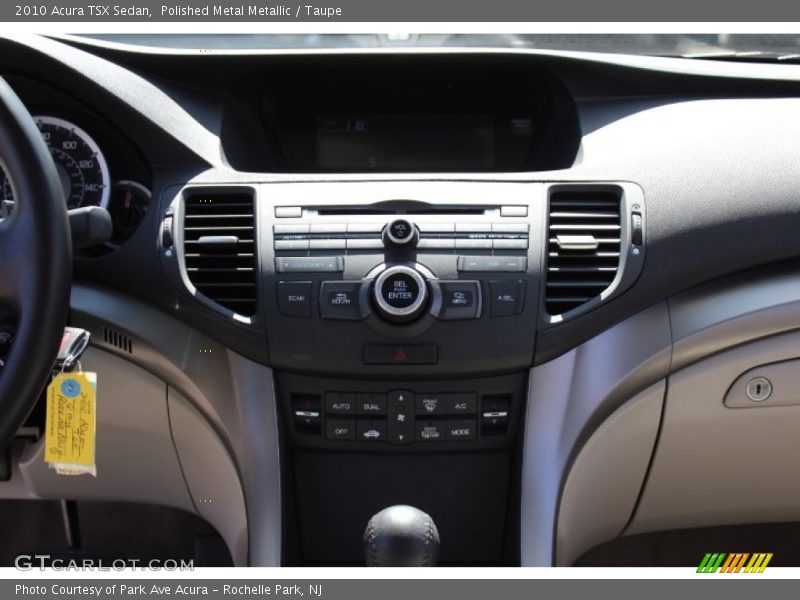 Polished Metal Metallic / Taupe 2010 Acura TSX Sedan