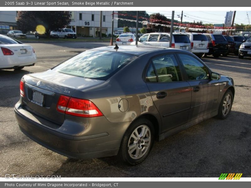 Smoke Beige Metallic / Parchment 2005 Saab 9-3 Linear Sport Sedan