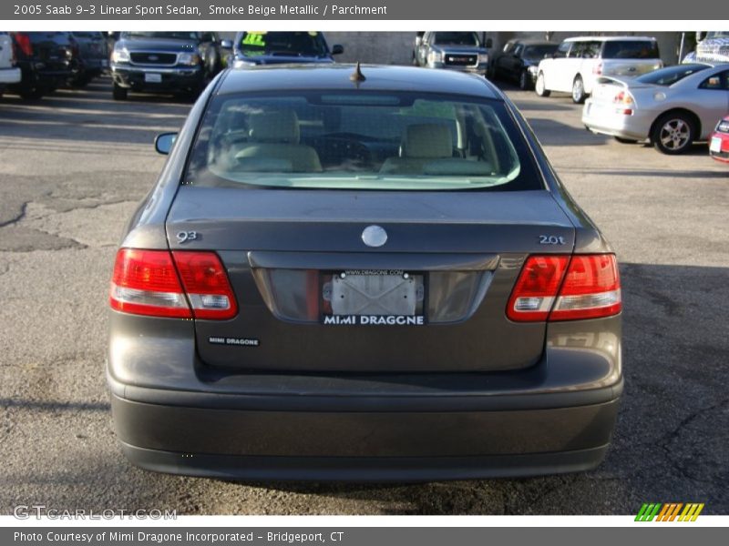 Smoke Beige Metallic / Parchment 2005 Saab 9-3 Linear Sport Sedan
