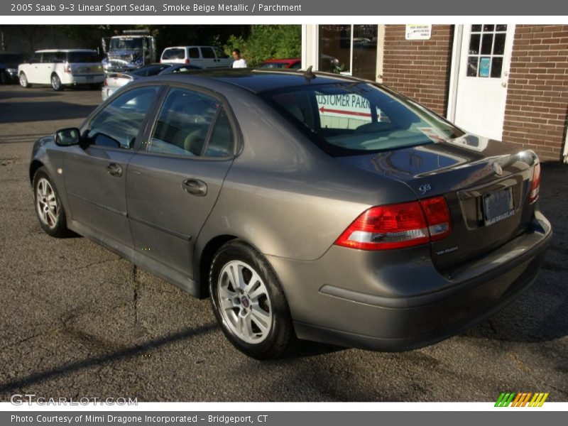 Smoke Beige Metallic / Parchment 2005 Saab 9-3 Linear Sport Sedan