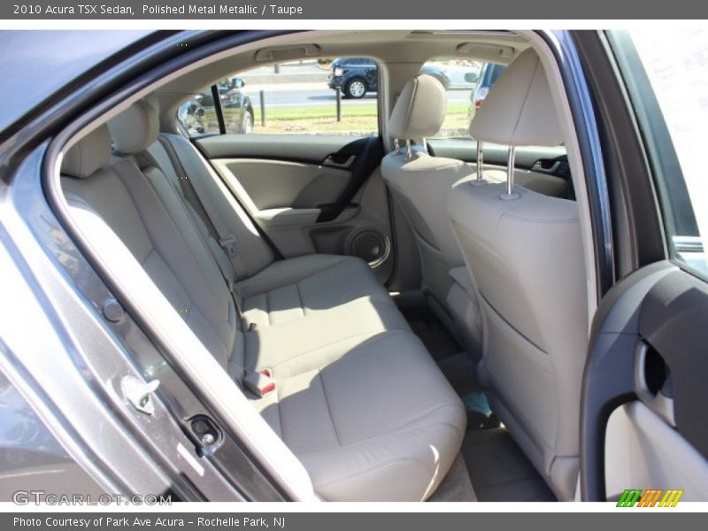 Polished Metal Metallic / Taupe 2010 Acura TSX Sedan