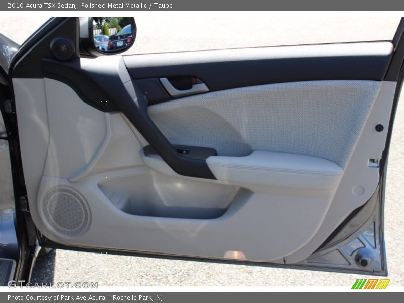 Polished Metal Metallic / Taupe 2010 Acura TSX Sedan