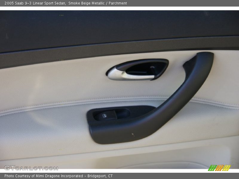 Smoke Beige Metallic / Parchment 2005 Saab 9-3 Linear Sport Sedan