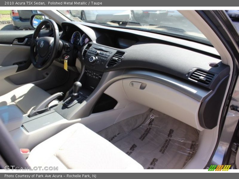 Polished Metal Metallic / Taupe 2010 Acura TSX Sedan