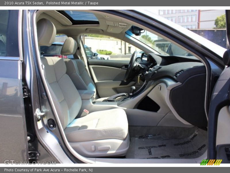 Polished Metal Metallic / Taupe 2010 Acura TSX Sedan