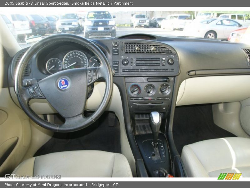 Smoke Beige Metallic / Parchment 2005 Saab 9-3 Linear Sport Sedan