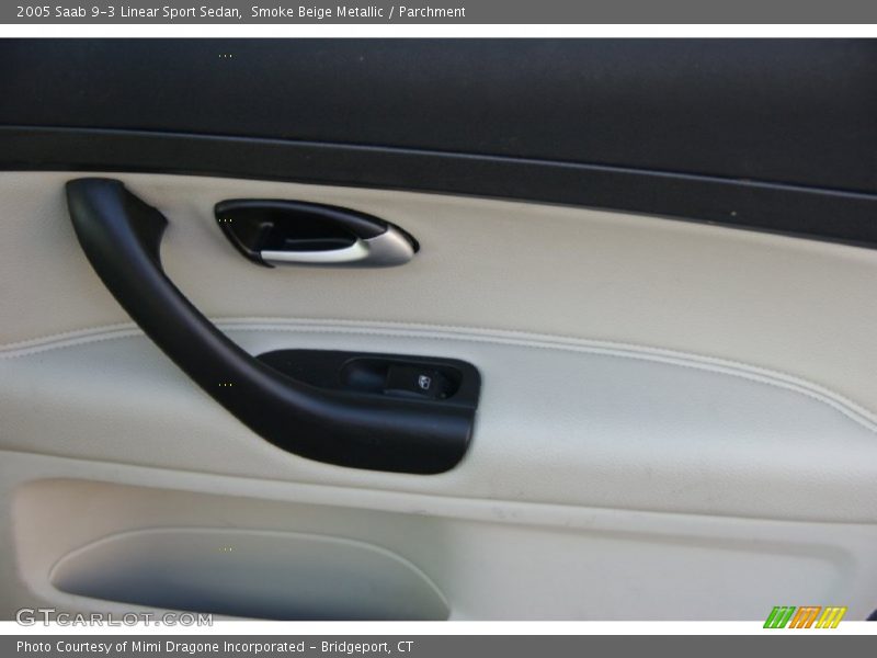 Smoke Beige Metallic / Parchment 2005 Saab 9-3 Linear Sport Sedan