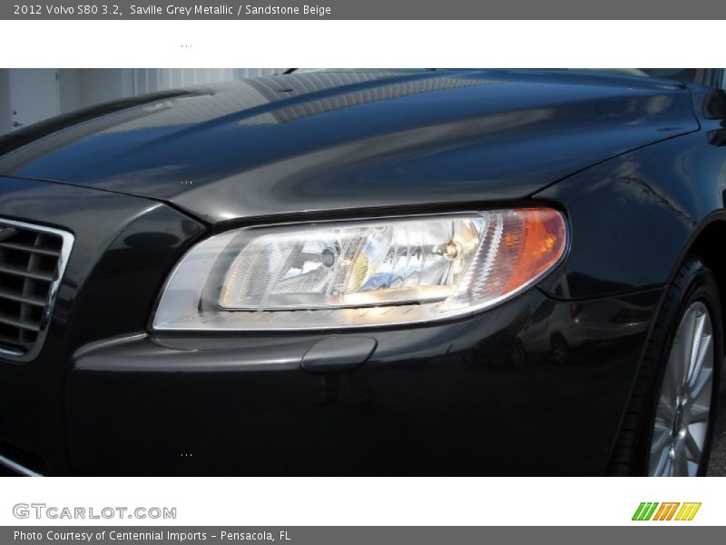 Saville Grey Metallic / Sandstone Beige 2012 Volvo S80 3.2