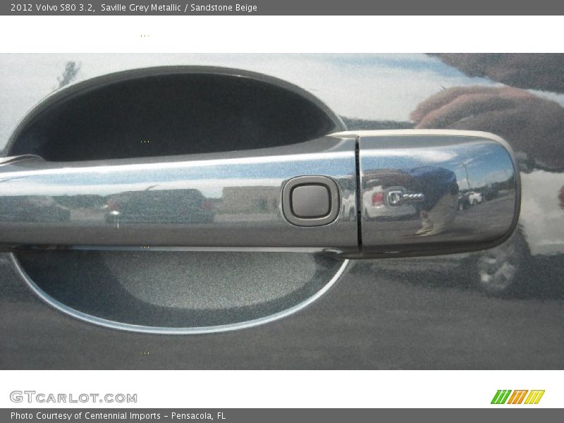 Saville Grey Metallic / Sandstone Beige 2012 Volvo S80 3.2