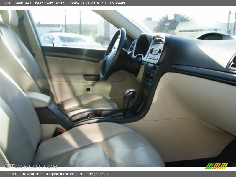 Smoke Beige Metallic / Parchment 2005 Saab 9-3 Linear Sport Sedan