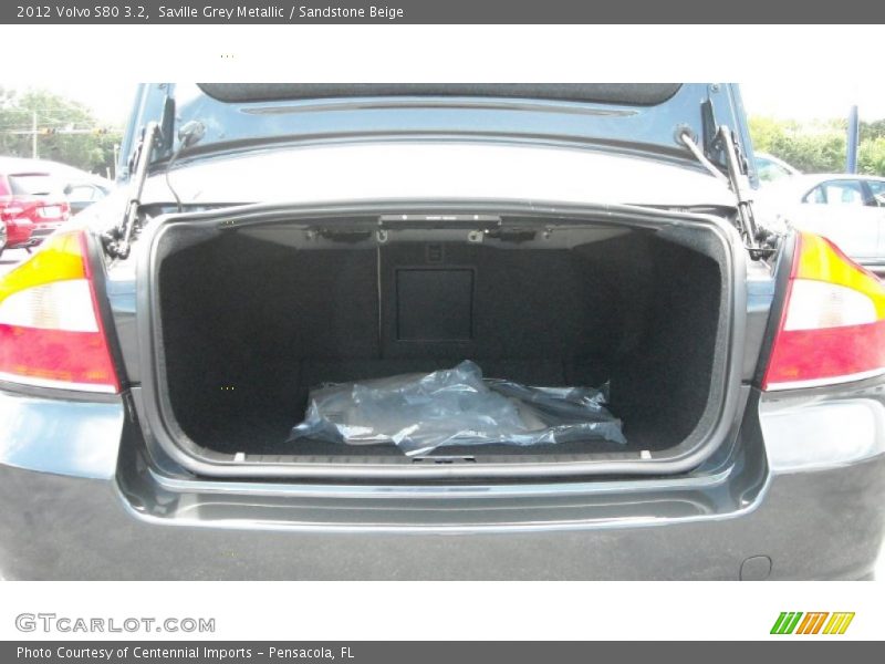 Saville Grey Metallic / Sandstone Beige 2012 Volvo S80 3.2