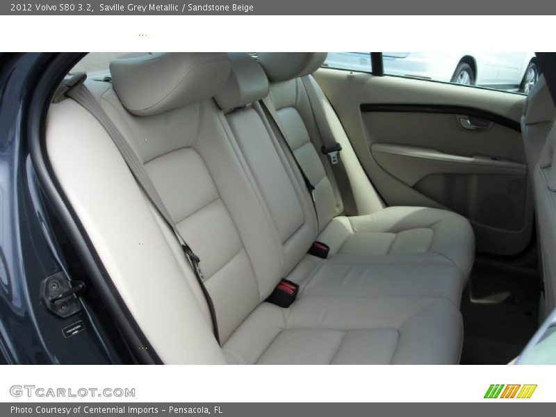 Saville Grey Metallic / Sandstone Beige 2012 Volvo S80 3.2