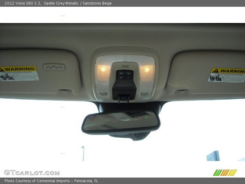 Saville Grey Metallic / Sandstone Beige 2012 Volvo S80 3.2