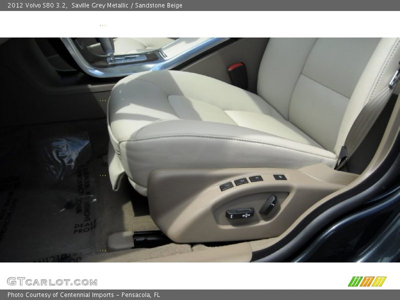 Saville Grey Metallic / Sandstone Beige 2012 Volvo S80 3.2