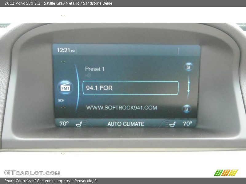 Saville Grey Metallic / Sandstone Beige 2012 Volvo S80 3.2