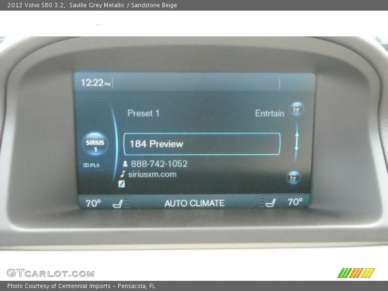 Saville Grey Metallic / Sandstone Beige 2012 Volvo S80 3.2