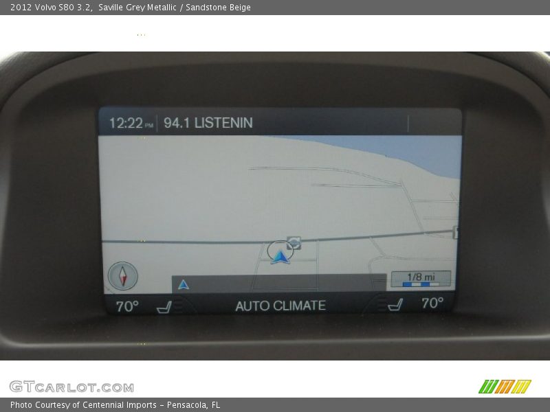 Saville Grey Metallic / Sandstone Beige 2012 Volvo S80 3.2