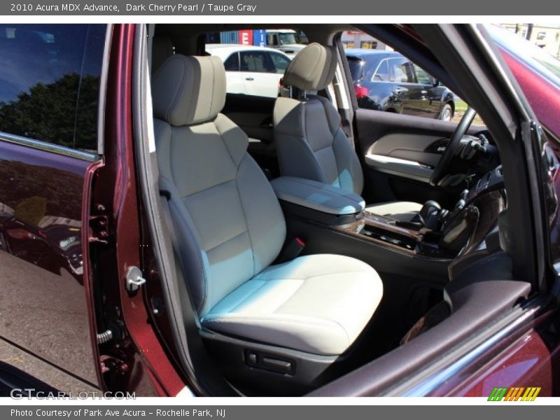 Dark Cherry Pearl / Taupe Gray 2010 Acura MDX Advance
