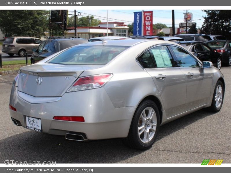 Palladium Metallic / Taupe 2009 Acura TL 3.5