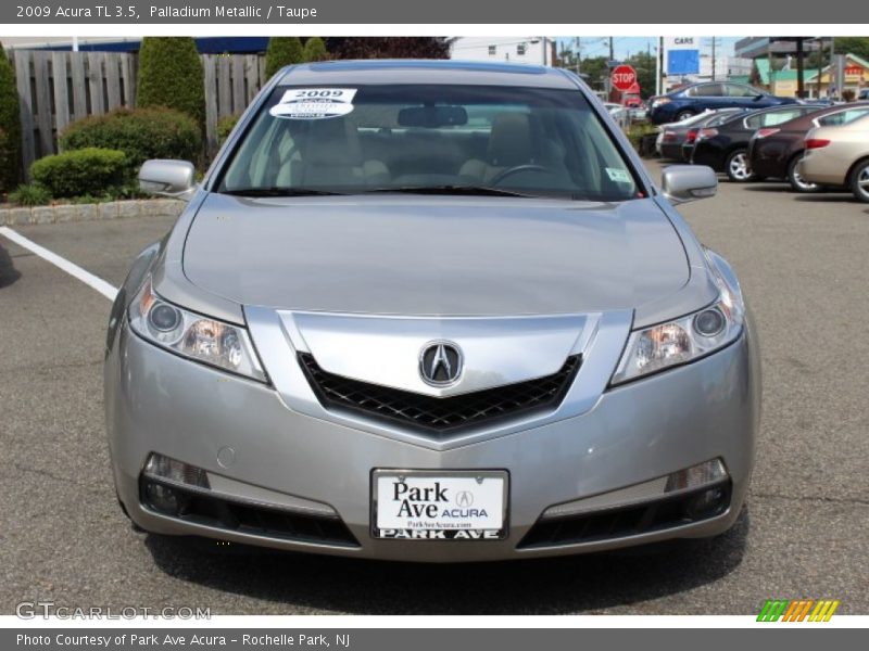 Palladium Metallic / Taupe 2009 Acura TL 3.5