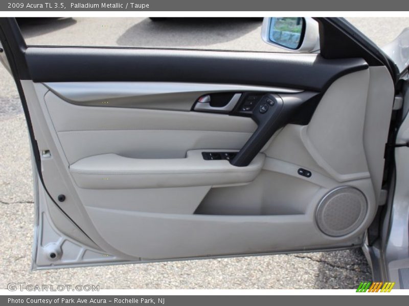 Palladium Metallic / Taupe 2009 Acura TL 3.5