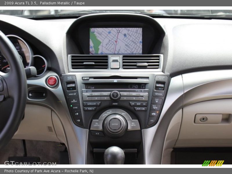 Palladium Metallic / Taupe 2009 Acura TL 3.5