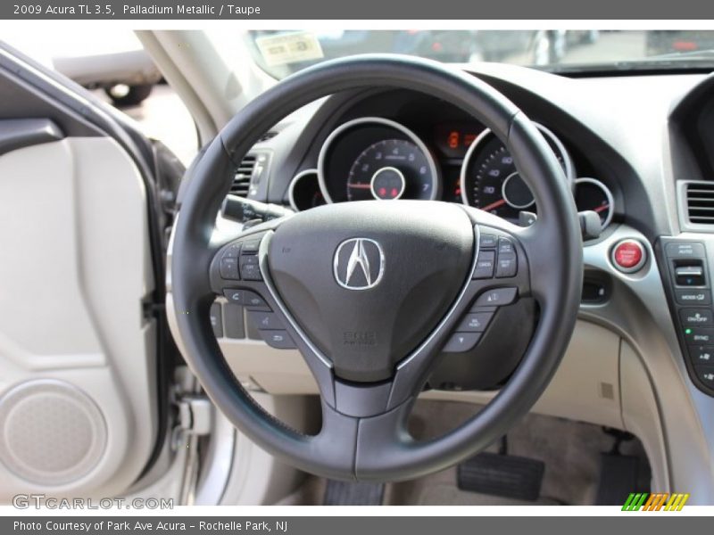 Palladium Metallic / Taupe 2009 Acura TL 3.5