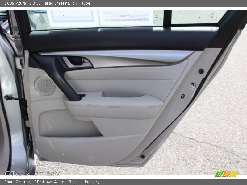Palladium Metallic / Taupe 2009 Acura TL 3.5