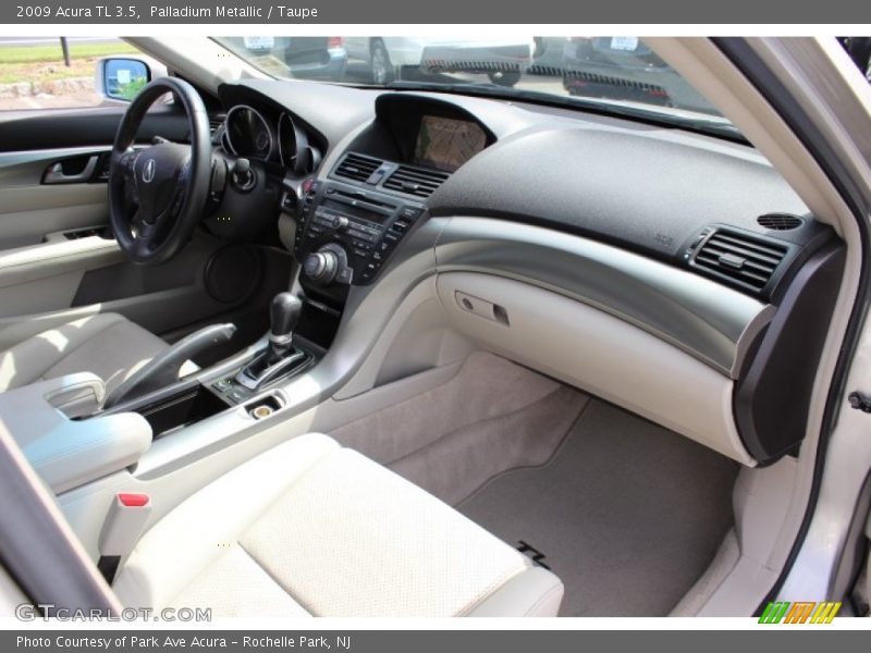 Palladium Metallic / Taupe 2009 Acura TL 3.5