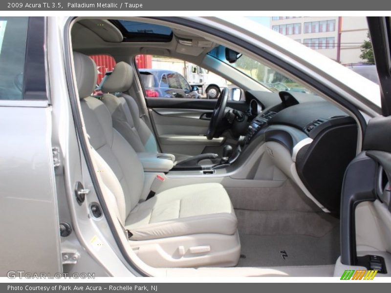 Palladium Metallic / Taupe 2009 Acura TL 3.5