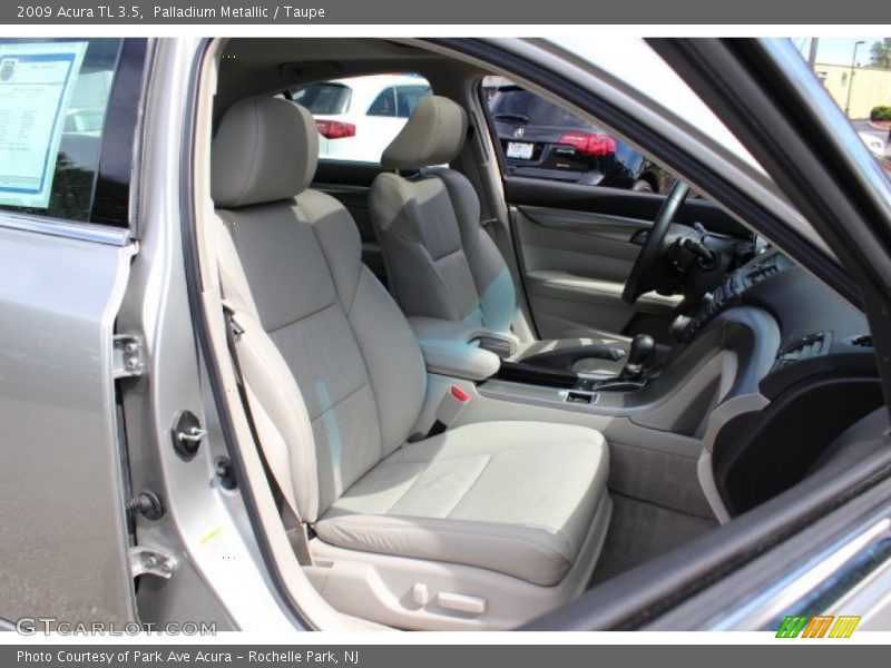 Palladium Metallic / Taupe 2009 Acura TL 3.5
